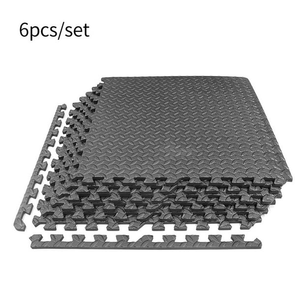 Details about / 6PCS Exercise Mat Protective Flooring Mats with EVA Foam Interlocking Tiles NEW